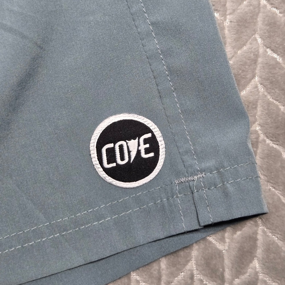 Cove USA Mens Size 34 Gray Recycled Spandex Athletic Gym Shorts - Picture 8 of 10